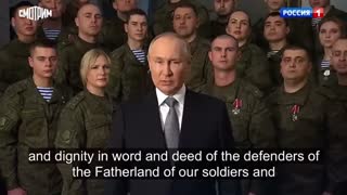 Russian President ,Vladimir Putin's 2023 EPIC New Years eve address (Full ENGLISH