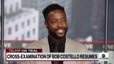 Defense witness Robert Costello returns to stand after dramatic testimony in Trump trial ABC News