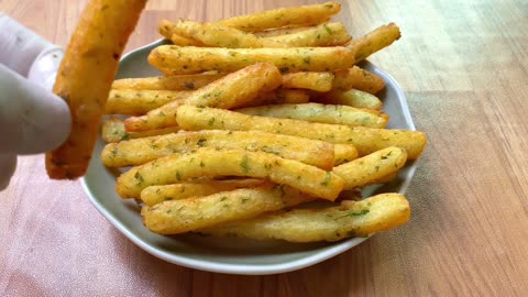 "Cheesy Potato Sticks: Crispy French Fries Recipe with a Twist!"