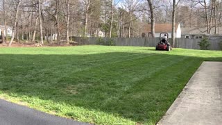 Mowing with a Ferris ISX800 52” Kawasaki. Trimmer is Echo SRM-225 & edger is Echo PE-225.