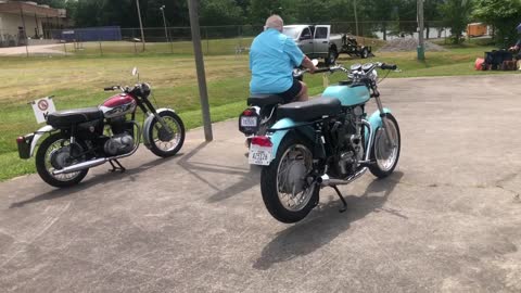 Vintage British Motorcycles | British in the Blue Ridge 2022 #vintagemotorcycle #motorcycle #triumph