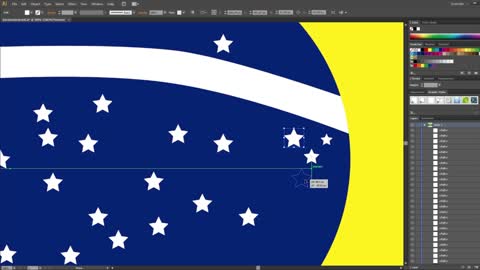 Desenhando a Bandeira do Brasil (Hino Nacional @Marinha do Brasil)