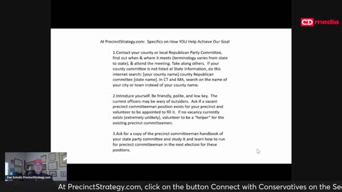 Precinct Strategy Unite or Die. You've been told. Dan Schultz February 26 2024