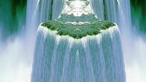 Wow water fall. Natural beauty