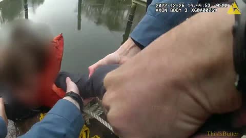 Video shows intense moments teen is pulled from frozen creek in Anne Arundel Co.