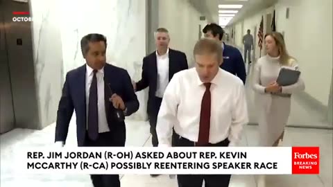 Jim Jordan Asked Point Blank About Kevin McCarthy Possibly Reentering Speaker Race