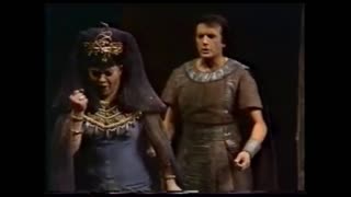 Franco Corelli & Fiorenza Cossotto - L'aborrita rivale a me sfuggia... Aida Act 4 LIVE