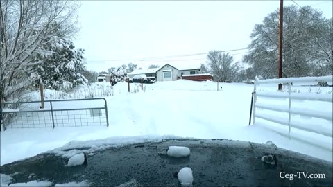 Graham Family Farm: Snow Wheeling the Farm