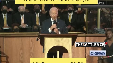 RACIST BIDEN in GEORGIA