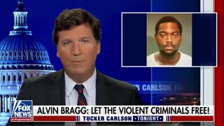 Tucker Carlson slams Alvin Bragg for being "single-mindedly" focused on Trump