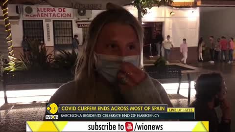 Spain: Barcelona residents celebrate end of emergency | COVID-19 | Latest World English News | WION
