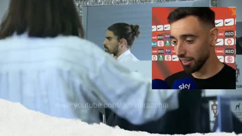 Bruno Fernandes Explains the Viral video with Cristiano Ronaldo