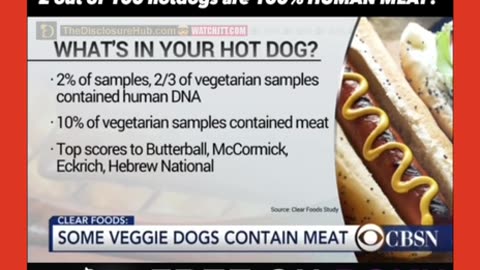 HUMAN MEAT HOTDOGS