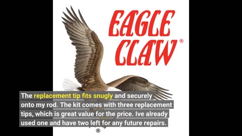 Customer Comments: Eagle Claw SWTAEC Saltwater Rod Tip Repair Kit
