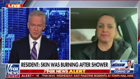 Resident of Palestine Ohio skin was burning after shower
