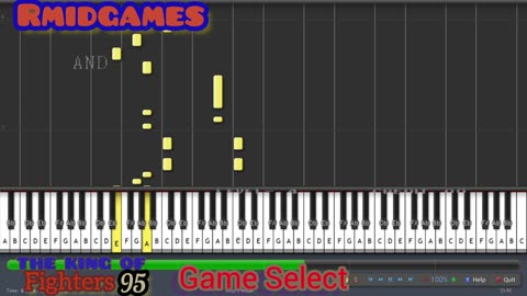 The King Of Fighters 95 - Game Select ~ Piano ( Midi )