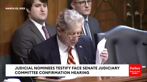 John Kennedy Barrages Nominee With Endless Series Of His Cases That Were Reversed