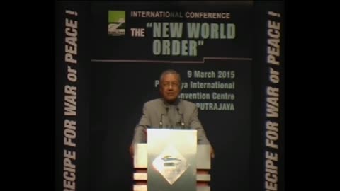 "Dr Mahathir": पूर्व मलेशिया प्रधानमंत्री का "न्यू वर्ल्ड ऑडर" पर शानदार व्याख्यान (2015)