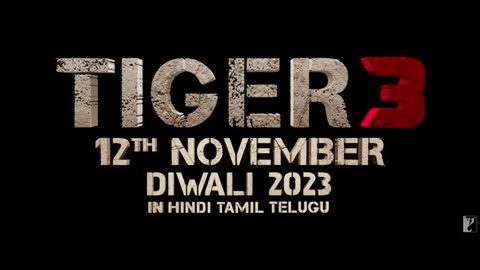 Tiger 3 movie official trailer 🍀 just released. Salman Khan and Katrina kaif love 💕😘