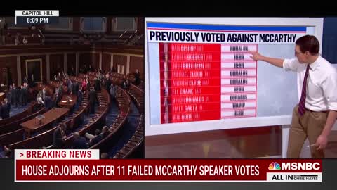 Congress adjourns after Kevin McCarthy’s 11th consecutive failed speaker vote