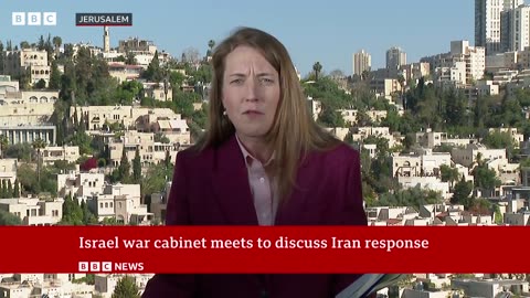 Israel War cabnit meets to discuss Iran attack response ! BBC NEWS