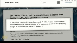 Peer-Reviewed Study Finds 1 in 35 People Had Signs of Heart Damage After the Moderna Booster