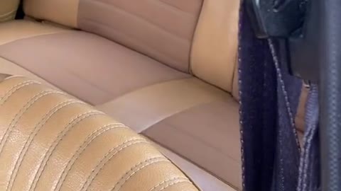 Display of interior configuration of automobile cab