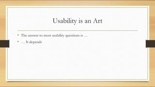 Web Usability Part 2 of 2