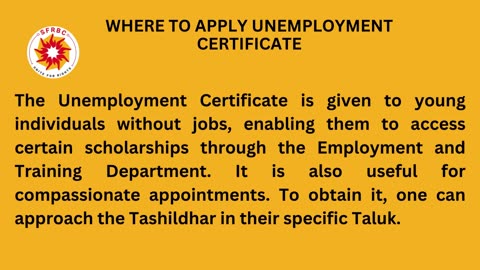 How to get Unemployment Certificate by online in Tamil Nadu