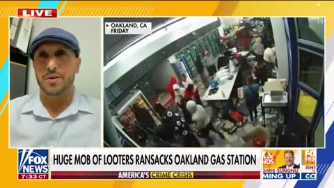 'SHOULDNT BE HAPPENING'- Oakland gas station victim of 'scary' flash mob robbery Fox News