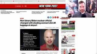 Biden Nuclear Dog Sex Weirdo Caught Stealing Woman’s $2.3K Luggage