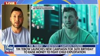 Tim Tebow on dark world of human trafficking