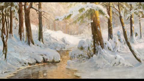 Winter in the Country | Vintage Paintings Brought To Life | Art For Your TV