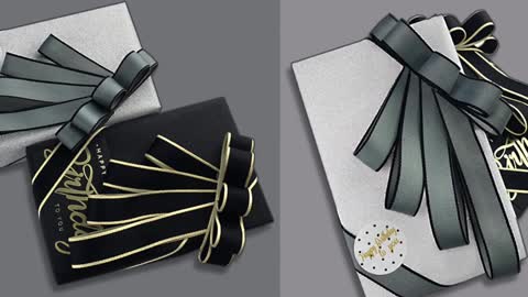 DIY Gift Wrapping - Gift Box Packaging Dovetail Ribbon Bow