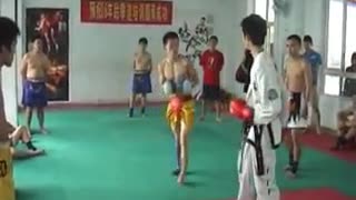 TKD VS Muay Thai Kickboxing Match