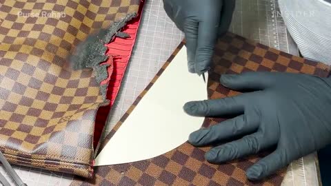 How A Burned Louis Vuitton Neverfull Bag Is Restored _ Refurbished _ Insider