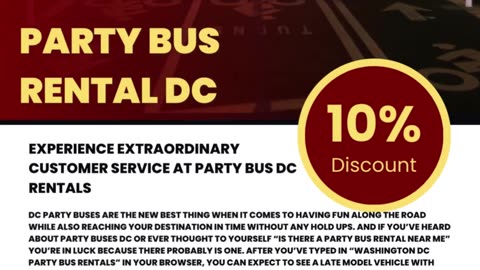 Party Bus Rental DC