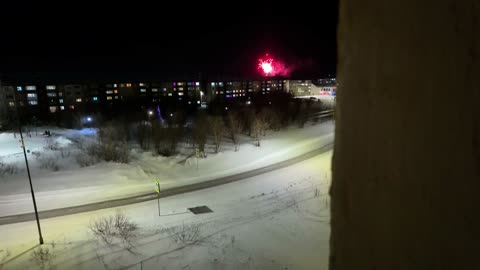 Fireworks in Vorkuta