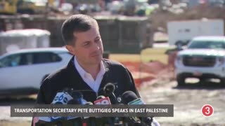 Bumbling Buttigieg "Lost [His] Train of Thought" During Press Conference In East Palestine