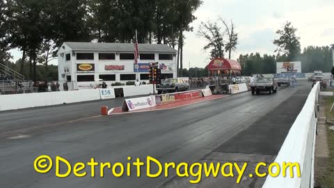 Gasser racing at Milan Dragway