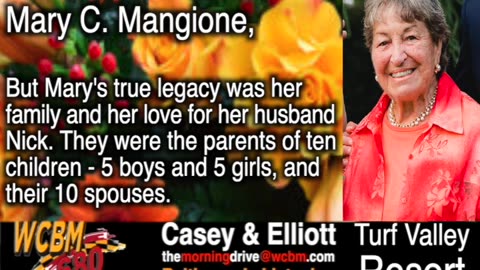 The Best Of The Morning Drive 03.20.23: In Memory Of Mary Mangione