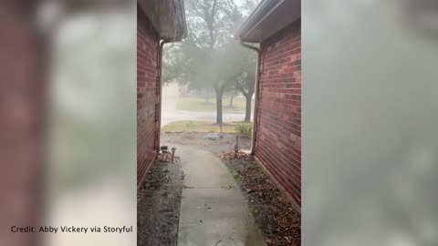 Severe weather hammers Houston as tornado reported