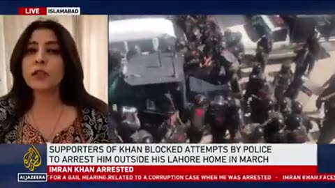 Imran khan arrested live news Ex- pm Pakistan taken into custody