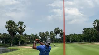 Golf shot with Shot tracer