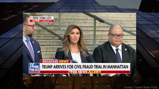 Former President Donald Trump appeared in court in Manhattan