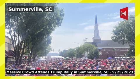 Thousands attend Trump Rally in Summerville, SC