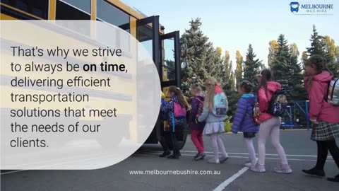 Why Melbourne Bus Hire Stands Out for School Charter Solutions