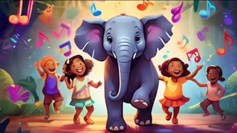 Big and strong the elephant 🐘 song