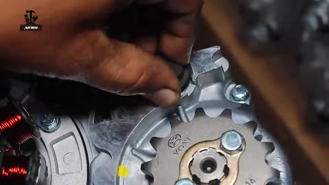 Assembling 70 cc motorcycle