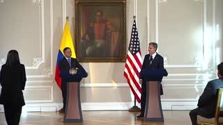 U.S. Department of State: Secretary Blinken holds a joint press availability with Colombian President Gustavo